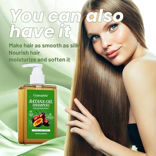 Gypsophila Batana Oil Shampoo for hair growth, Rosemary Shampoo,Nourishing & Rejuvenating for Softness & Volume, Suitable for Men & Women, Reduces Hair Loss (10.14 fl oz) - Image 9