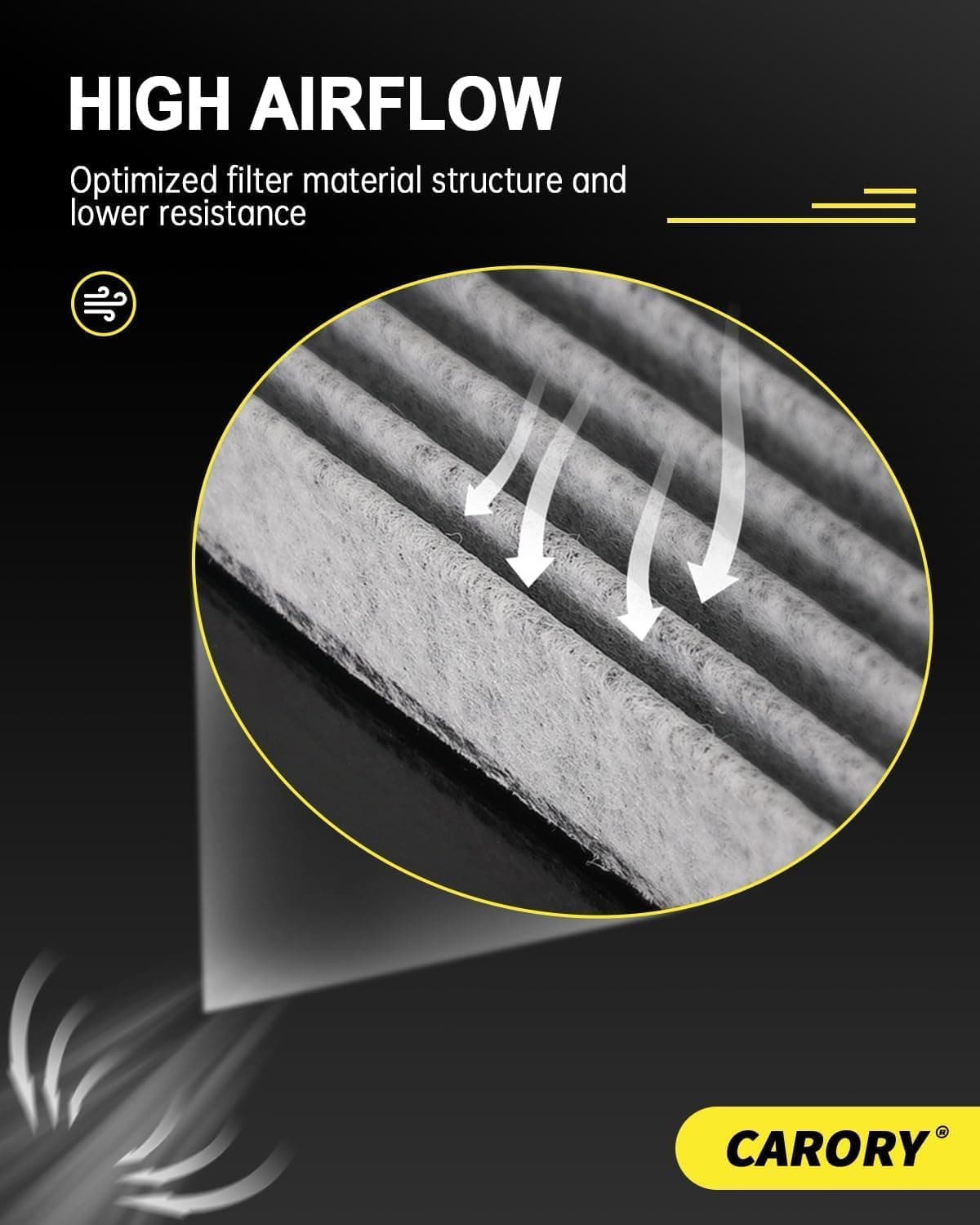 Filtro de Aire de Cabina CARORY con Carbón Activado para Toyota Camry, Corolla, RAV4, Highlander, Lexus RX350, NX300, GX460, Subaru Leg - Image 8