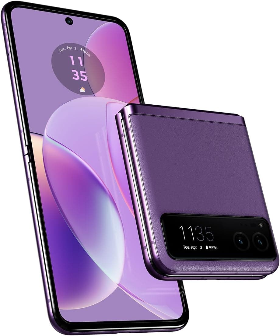 Motorola razr | 2023 | Unlocked | Made for US 8/128 | 32MP Camera | Summer Lilac - Image 2