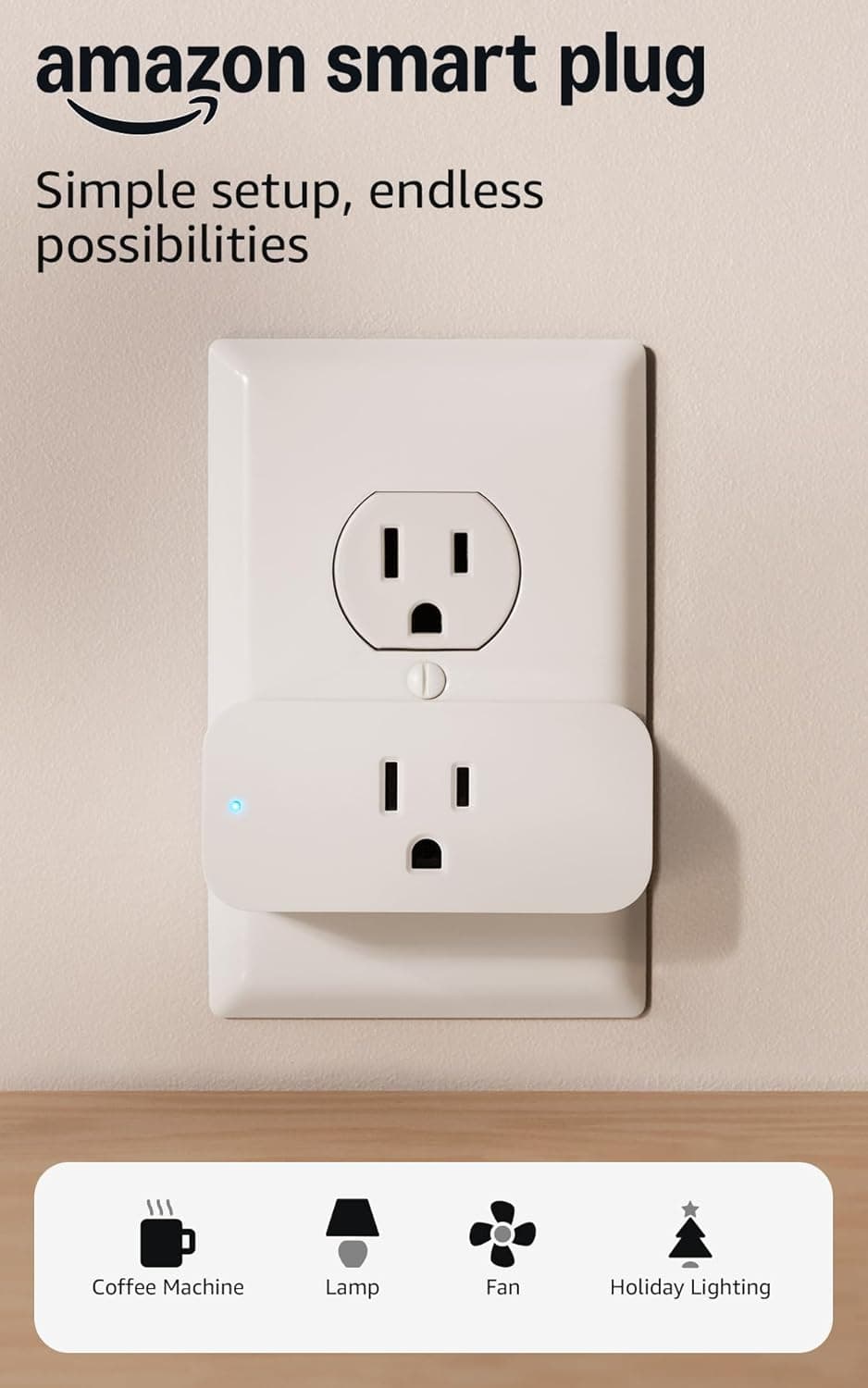 Amazon Smart Plug | Works with Alexa | Simple setup, endless possibilities 1-pack Smart Plug - Image 2