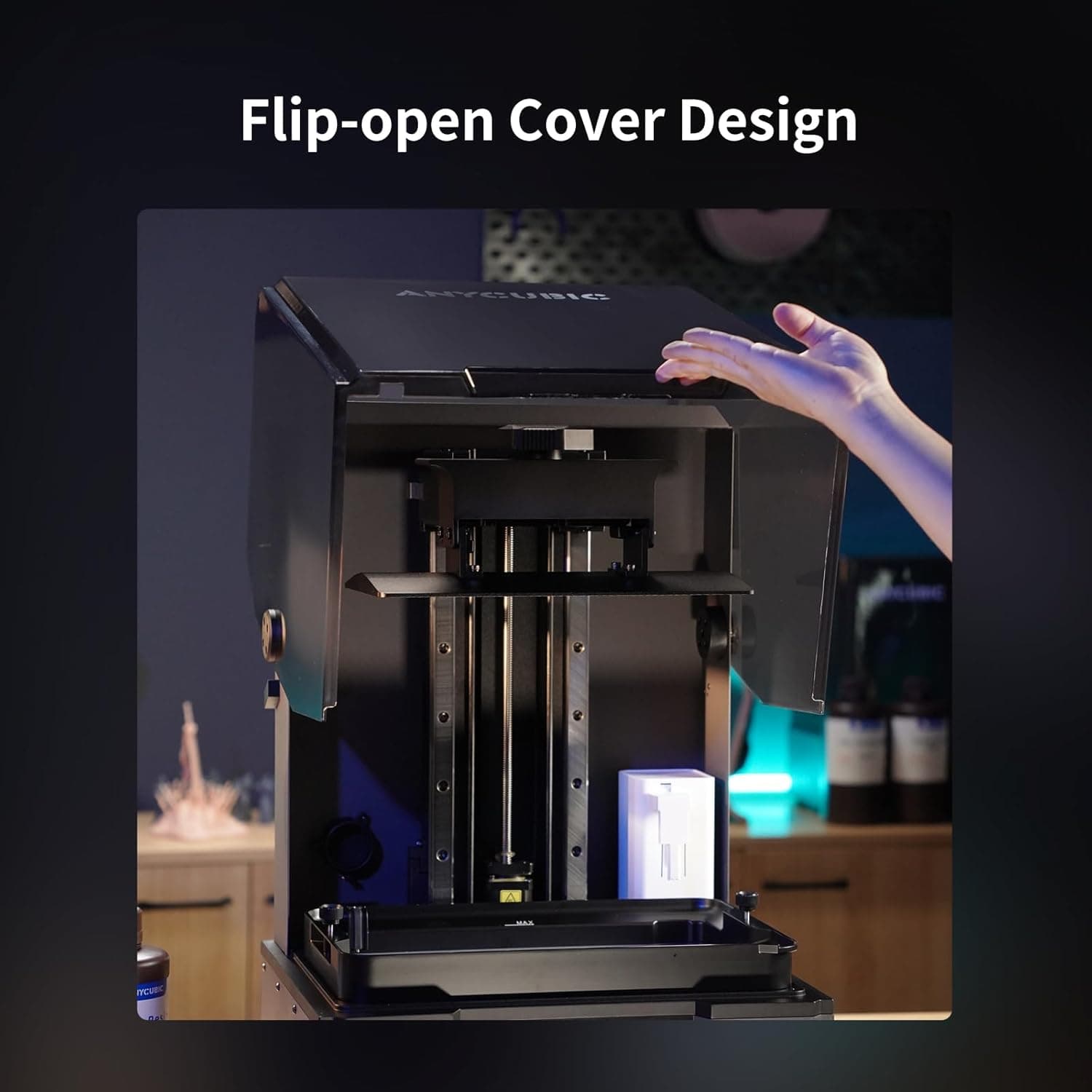 ANYCUBIC Resin 3D Printer, Photon Mono M7 MAX 13.6-inch 7K Mono LCD, High Precision, Temperature Control, Efficient Productivity, Large Printing Size of 11.73 x 6.46 x 11.81 Inch L-Mono M7 MAX - Image 6