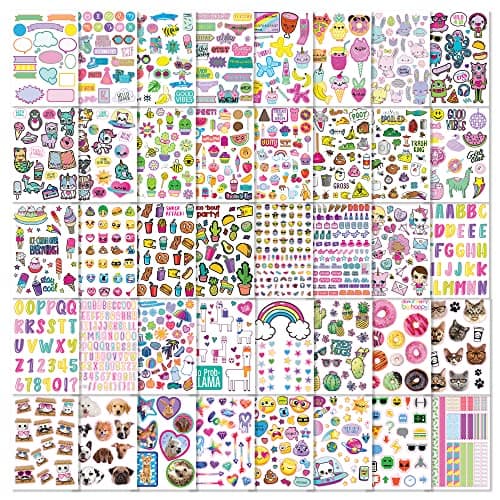 Fashion Angels 1000+ Ridiculously Cute Stickers for Kids - Fun Craft Stickers for Scrapbooks, Planners, Gifts and Rewards, 40-Page Sticker Book for Kids Ages 6+ and Up - Image 8