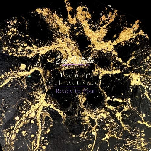 Premium Cell Activator | Ready to Pour | Create Perfect and Unique Cells in Your Painting Works | 4oz by Volume | by Ezgi Sertcetin (Metallic Como Charcoal) - Image 3