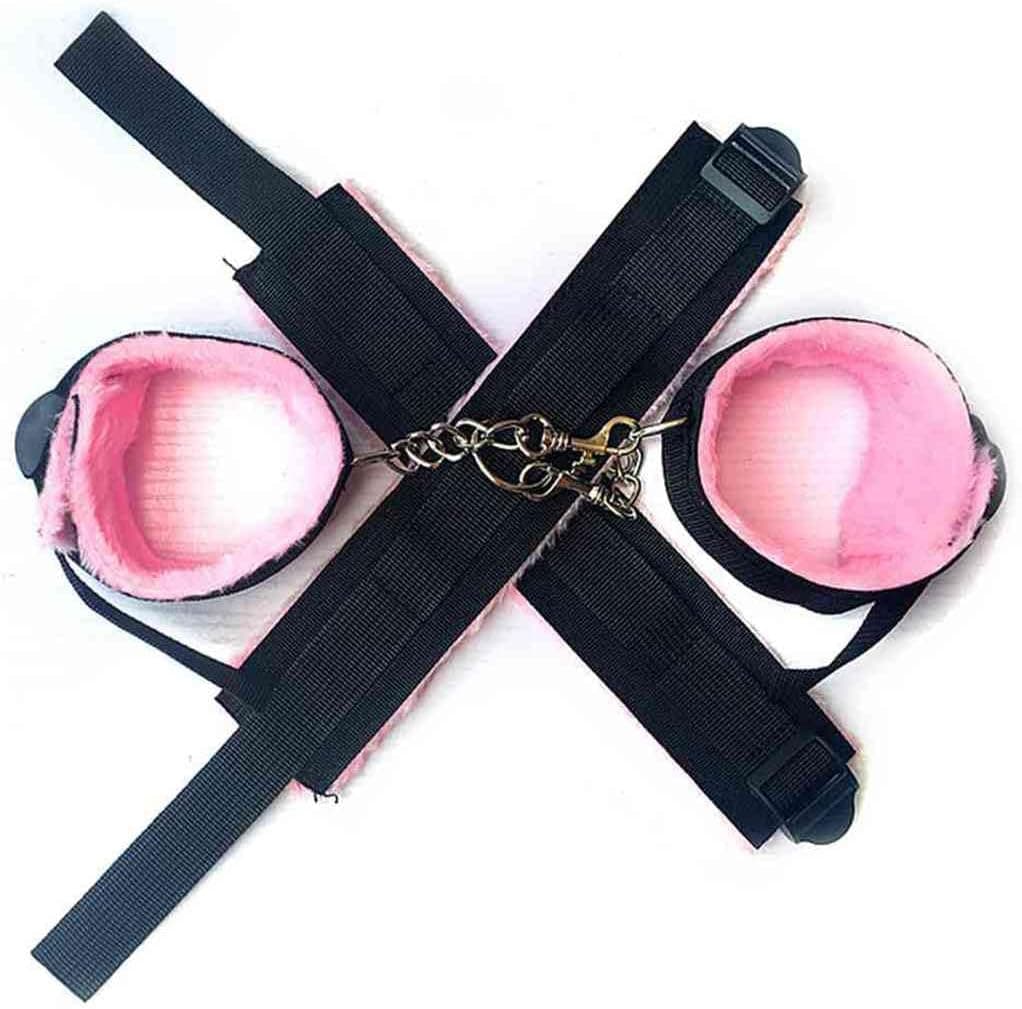 Bed Bonage Restraints Sex Adults King Size Bed Straps Sex Tie Downs Under Mattress for Couples Adult Play Queen Bed Bondaged Rope Cord & Rope Kit Sex Hand Cuffs Set for Bedroom Pink Toys Sweatshirt - Image 6