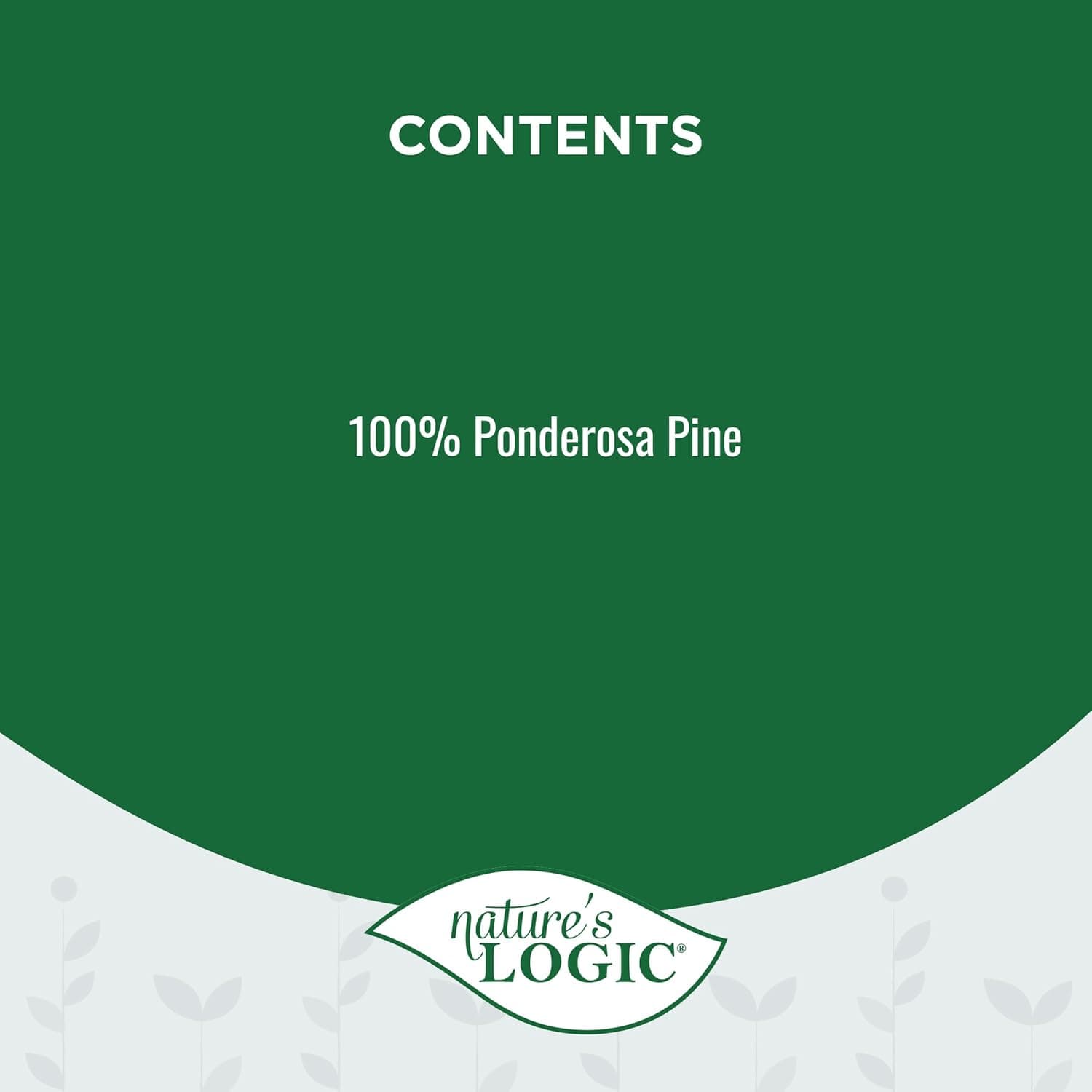 Nature's Logic 100% Natural Pine Pellet Cat Litter - 100% Ponderosa Pine, Dust-Free, Unscented, Biodegradable - Safe for Cats, Kittens, Reptiles & Small Pets - Highly Absorbent - 12 lb Bag - Image 6