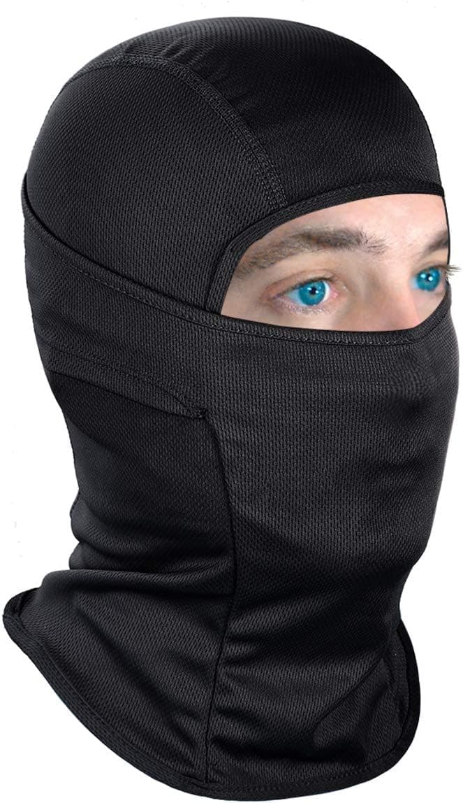 Achiou Ski Mask for Men Women, Balaclava Face Cover, Shiesty Mask UV Protector Lightweight for Motorcycle Snowboard Black 1 - Image 8