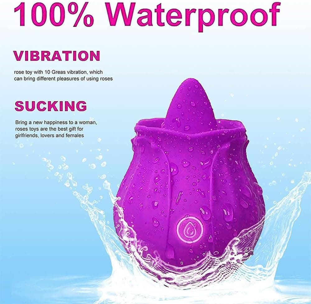 Generic 2024 New Roses for Women Toy Sexy 10 Speed Adult Toys Automatic Electric Adult Toys Machine Pleasure Gifts Tool USB Rechargeable Waterproof Gifts ZB0108, Purple-st - Image 6