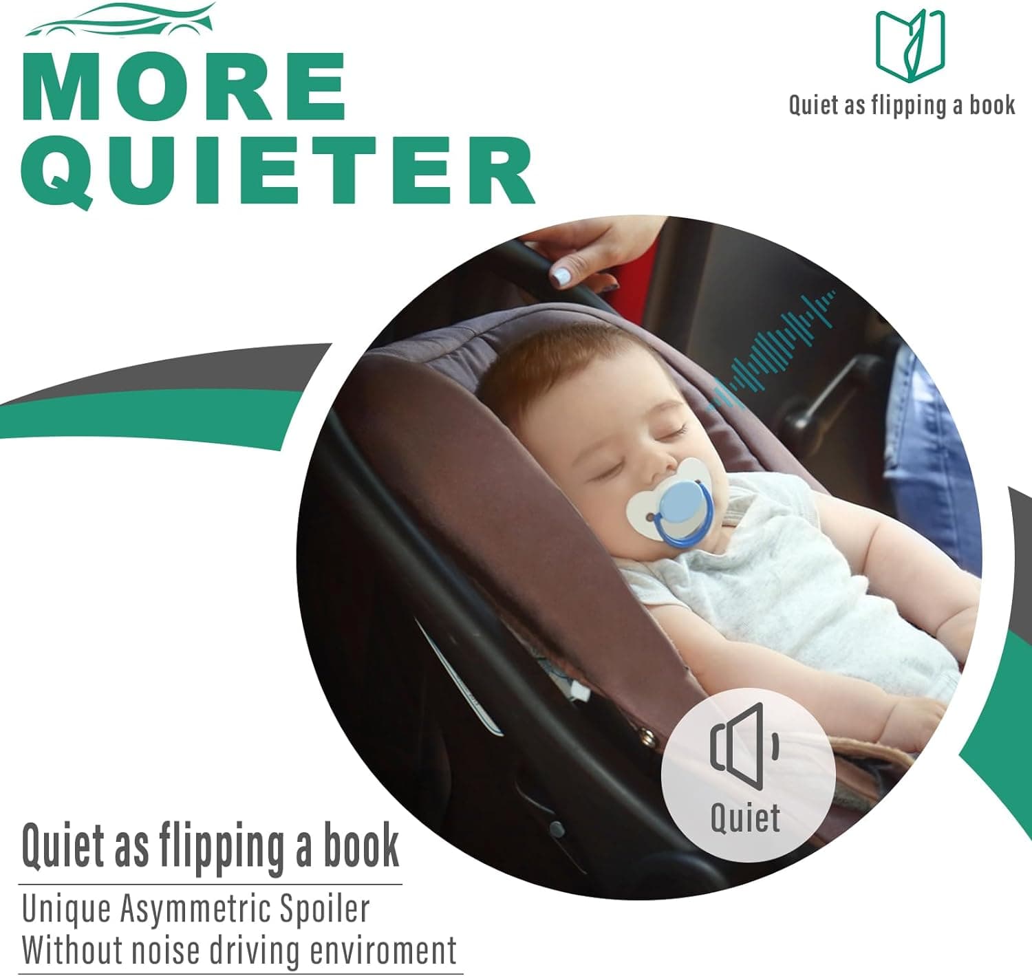 26" 19" Windshield Wiper Blades Replacement for Tesla Model Y 2020-2023 Model 3 2017-2023 Premium All Weather Wiper Blade -OEM Quality(2 of Set) 26"+19" A Top Lock - Image 5