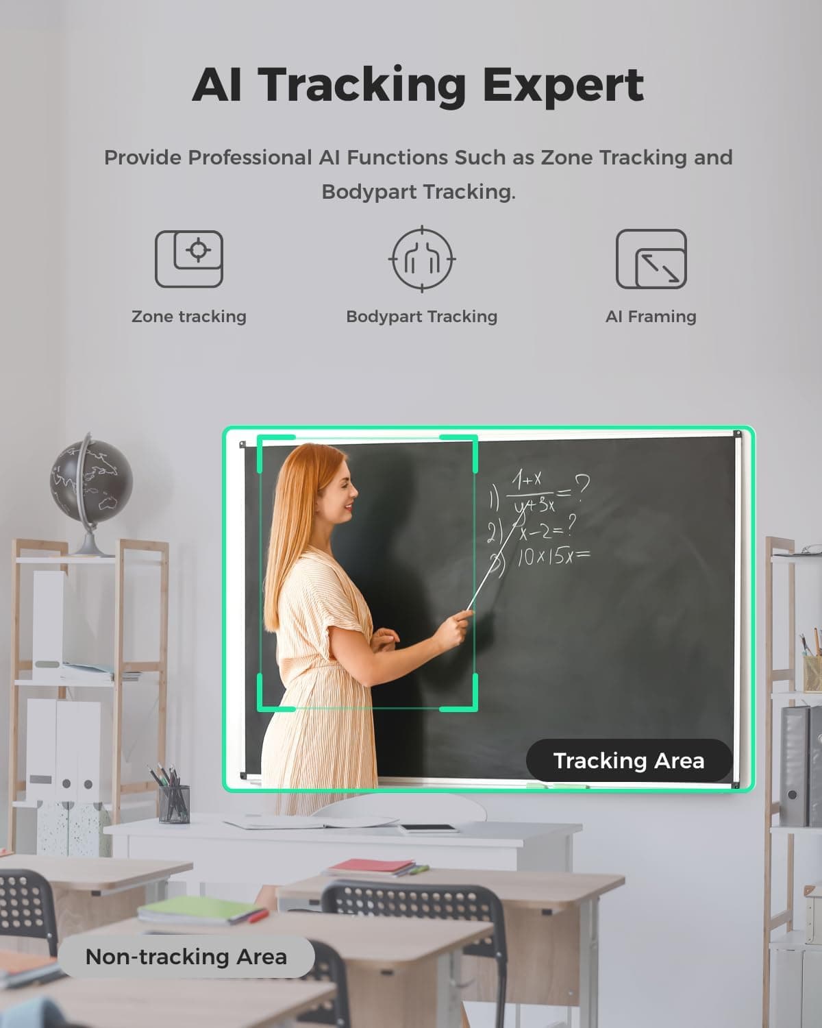 OBSBOT Tiny SE 1080P 100FPS Webcam for PC, AI Tracking PTZ Streaming Camera with 1/2.8" Sensor, Gesture Control, Dual ISO, Staggered HDR, Web Camera for Desktop Computer, Laptop, Meeting, Video Calls - Image 5