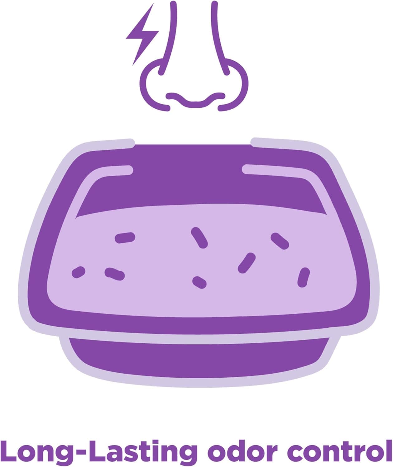 Arm & Hammer Forever Fresh Clumping Cat Litter Lavender, MultiCat Cat Litter Odor Control 18lb With 20% More Lavender Freshness, With Essential Oils - Image 4