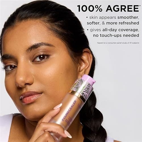 tarte babassu foundcealer skincare foundation Broad Spectrum SPF 20-22N light neutral (light skin with a balance of warm & cool undertones) - full size - Image 3