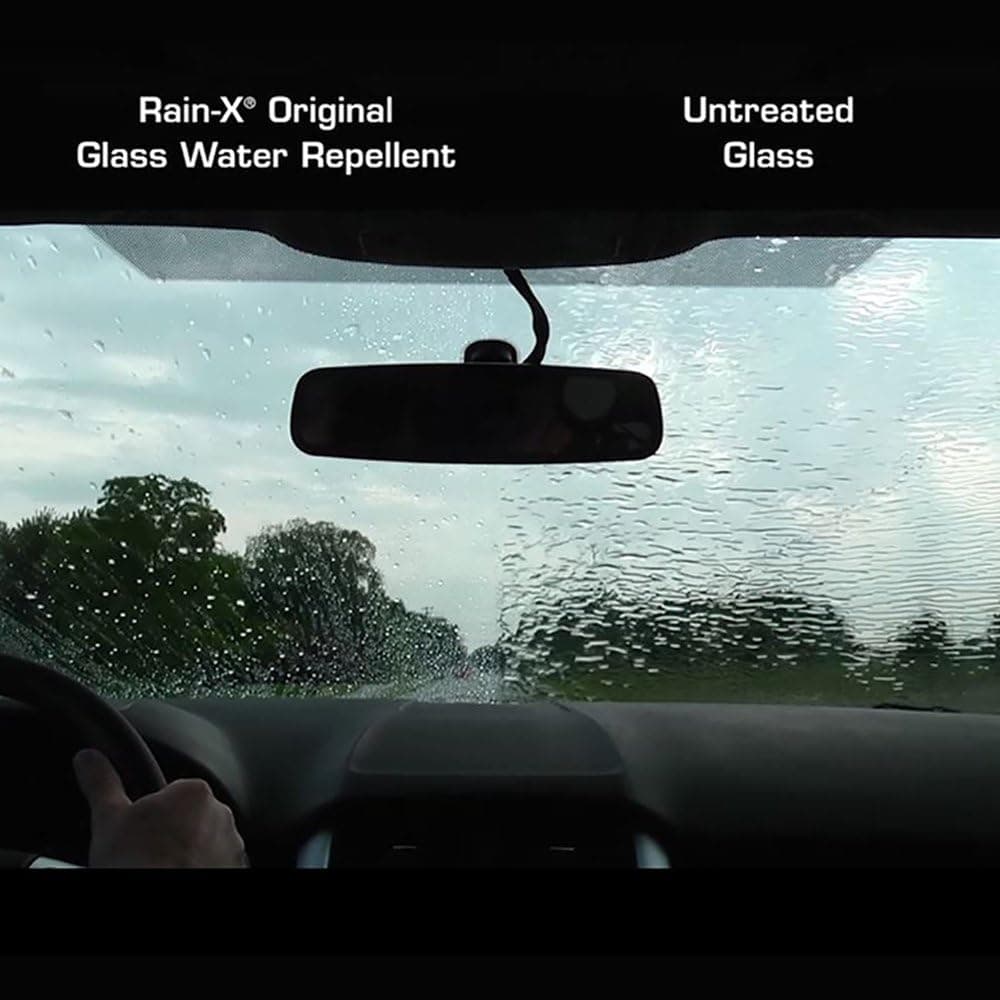 Rain-X 800002243 Glass Treatment, 7 oz. - Exterior Glass Treatment To Dramatically Improve Wet Weather Driving Visibility During All Weather Conditions Squeeze Bottle 7 Fl Oz (Pack of 1) - Image 10