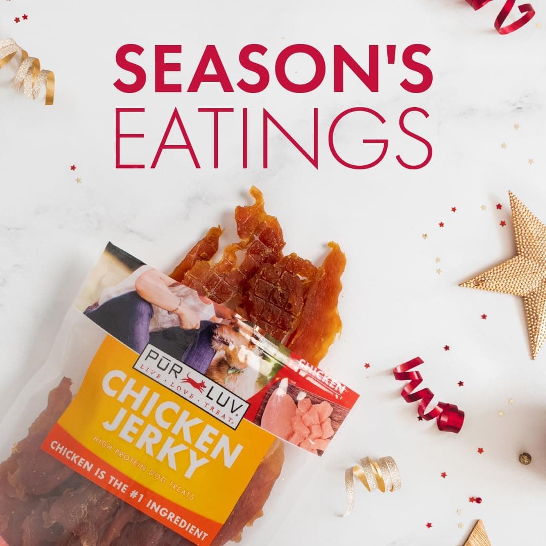 Pur Luv 鸡肉干狗零食，100% 真实鸡胸肉，16盎司，健康，易消化，持久 - Image 4