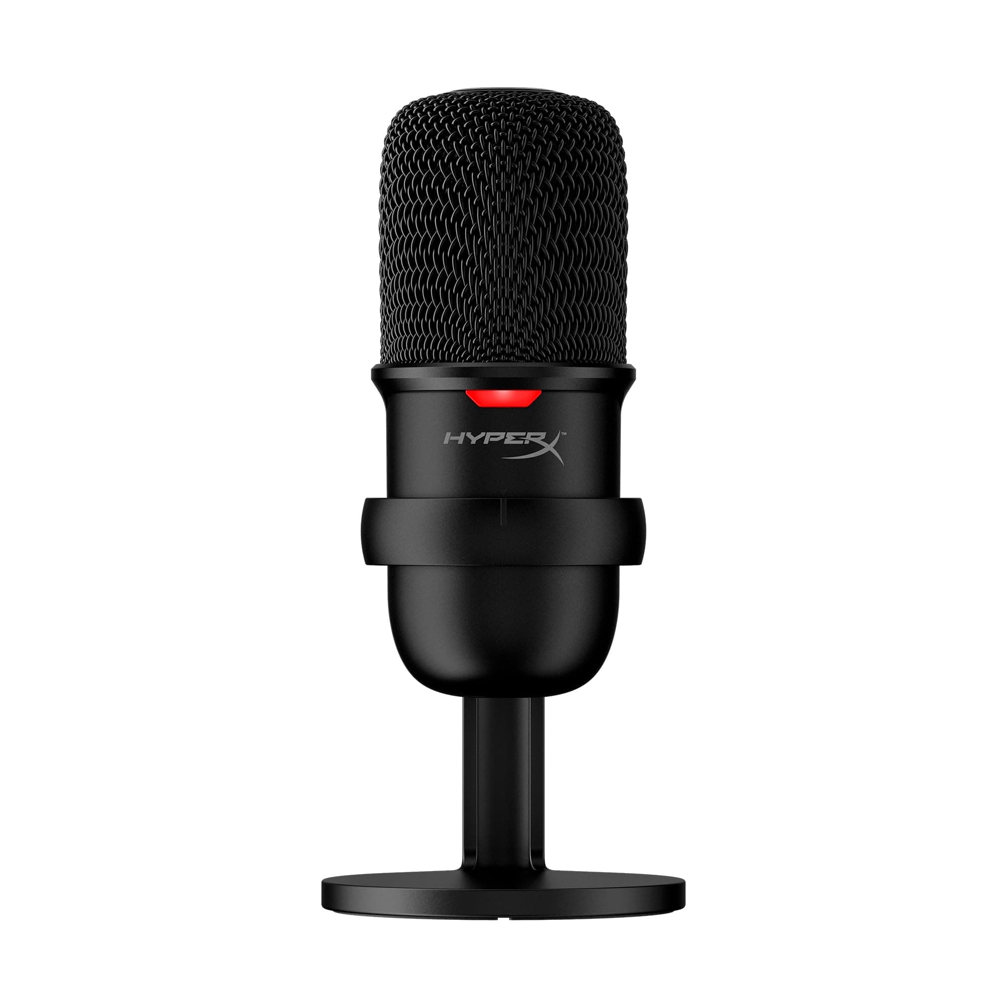 HyperX SoloCast – USB Condenser Gaming Microphone, for PC, PS4, PS5 and Mac, Tap-to-Mute Sensor, Cardioid Polar Pattern, great for Streaming, Podcasts, Twitch, YouTube, Discord,Black Black SoloCast Microphone