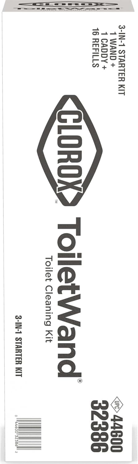 CLOROX ToiletWand Toilet Bowl Cleaner- Toilet Brush, Storage Caddy and 16 Disinfecting Refill Heads 1 Count (Pack of 1) - Image 11