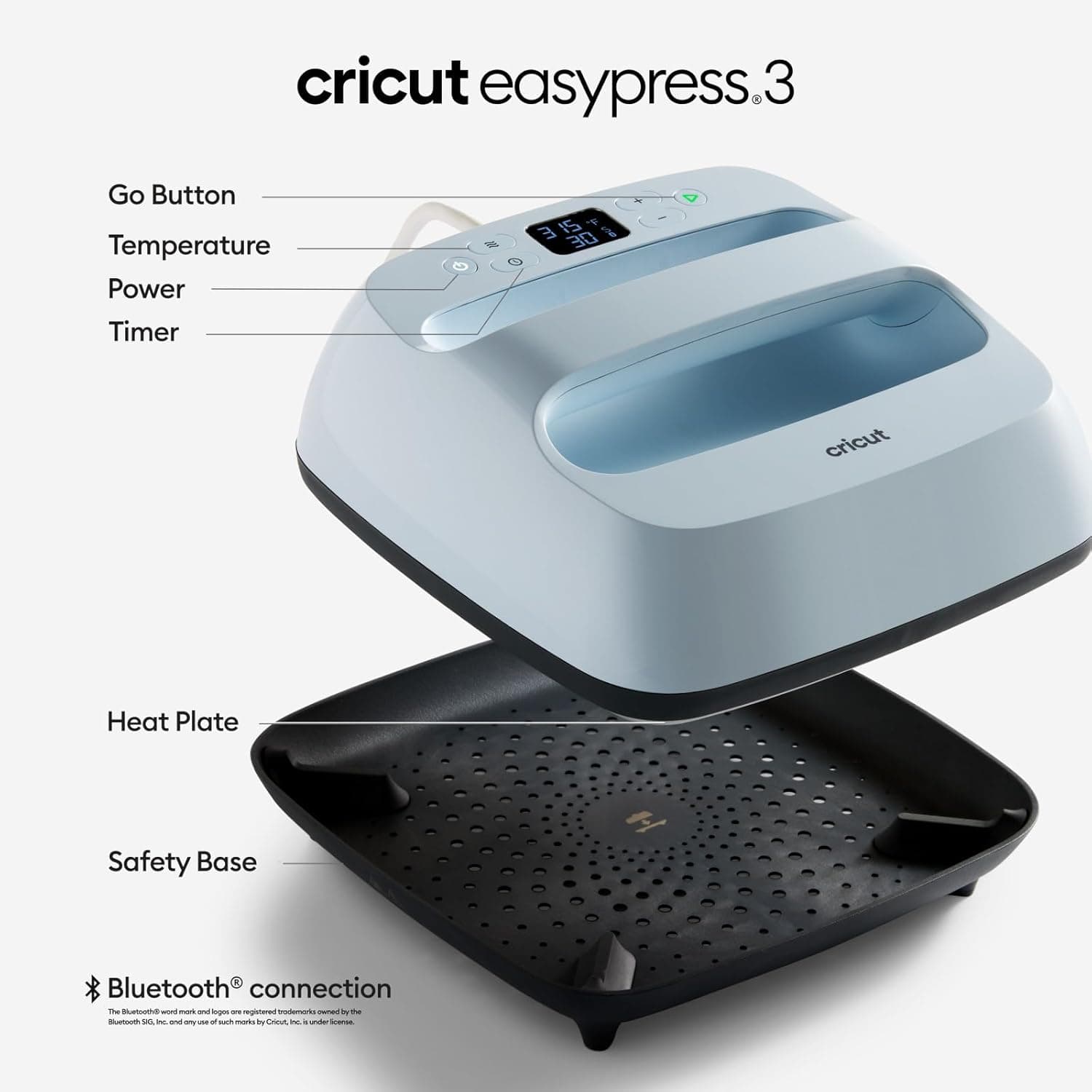 Cricut EasyPress 3 9x9 Heat Press Machine - Image 4