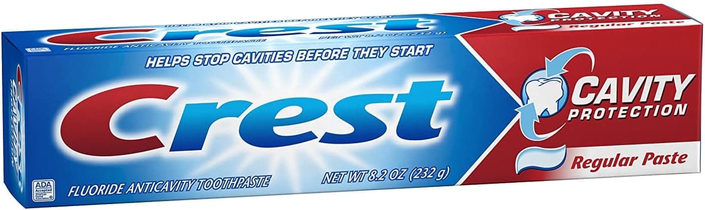 Crest Fluoride Anticavity Toothpaste, Prevents Cavities Before They Start, Regular Paste, 8.2 Ounce (Pack of 5) Mint 8.2 Ounce (Pack of 5) - Image 6