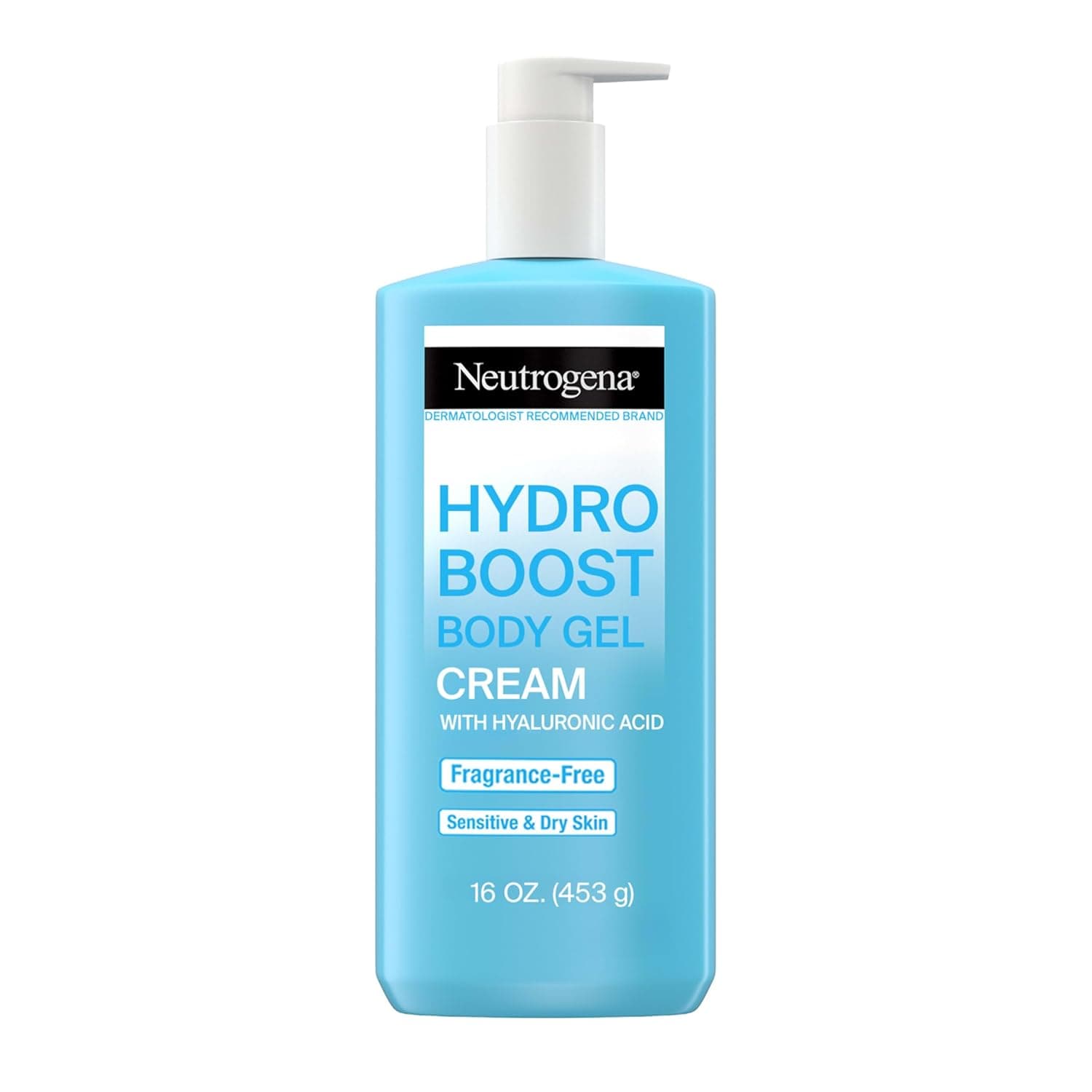 Neutrogena Hydro Boost Body Moisturizing Gel Cream with Hyaluronic Acid, Non-Greasy & Fast Absorbing, Lightweight Hydrating Body Lotion for Normal to Dry Skin, Fragrance-Free, 16 oz 16 Fl Oz (Pack of 1) - Image 2