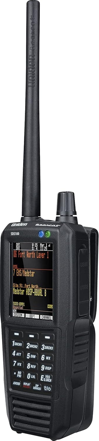 Uniden SDS100 True I/Q Digital Handheld Scanner, Designed for Improved Digital Performance in Weak-Signal and Simulcast Areas, Rugged / Weather Resistant JIS 4 Construction - Image 3