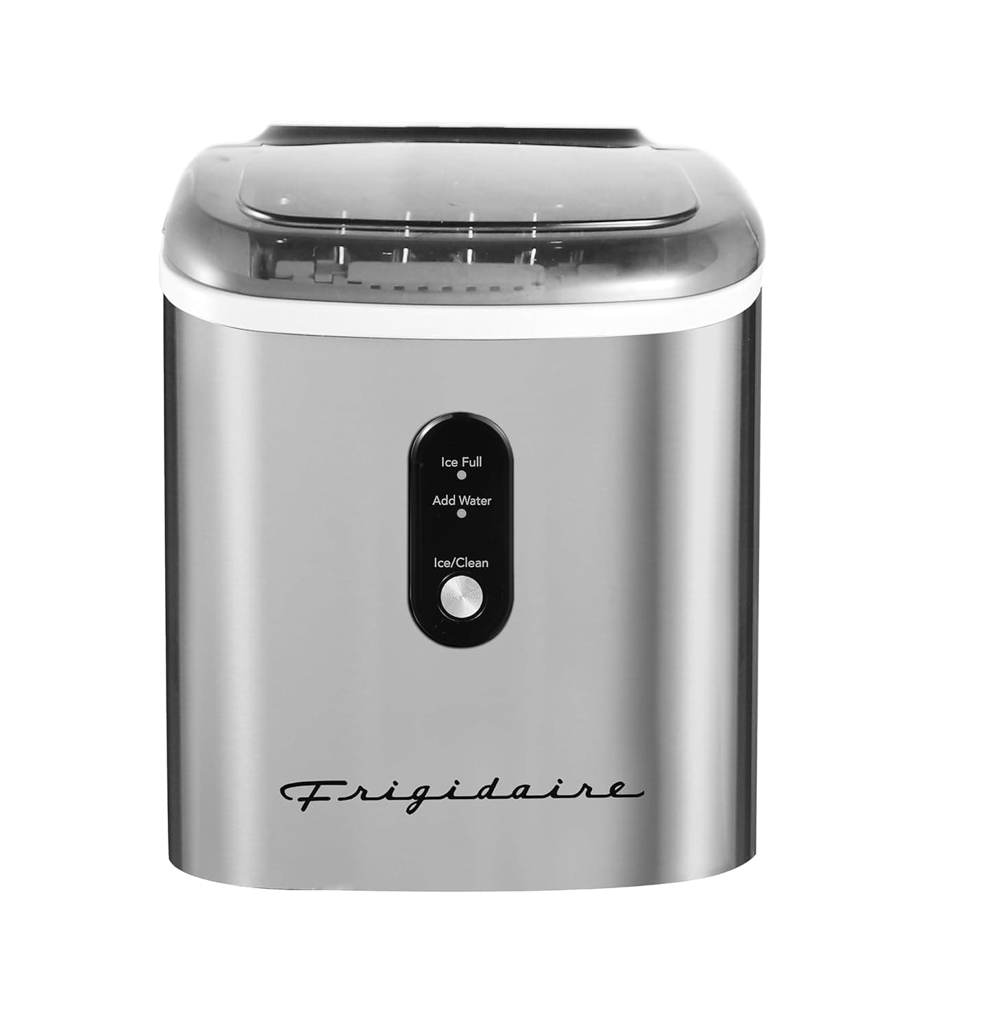 Frigidaire EFIC103-AMZ-SC Counter Top Maker with Over-Sized Ice Bucket, Stainless Steel, Self Cleaning Function, Heavy Duty, Stainless Stainless Ice Maker - Image 3