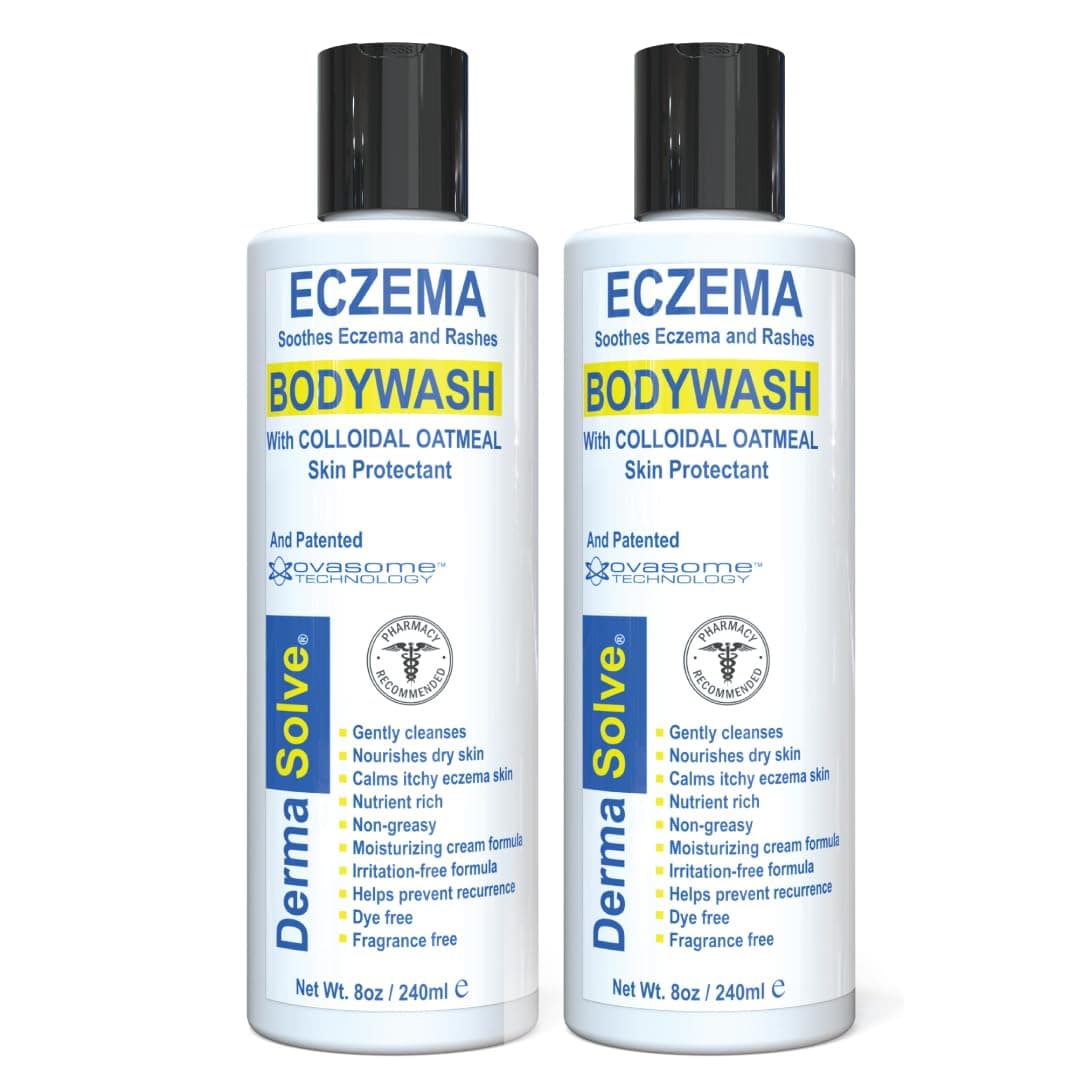 Dermasolve Eczema Relief Body Wash (2 Pack) | Protects, Moisturizes, and Repairs Skin - Kids, Babies & Adults - Steroid Free - Image 2