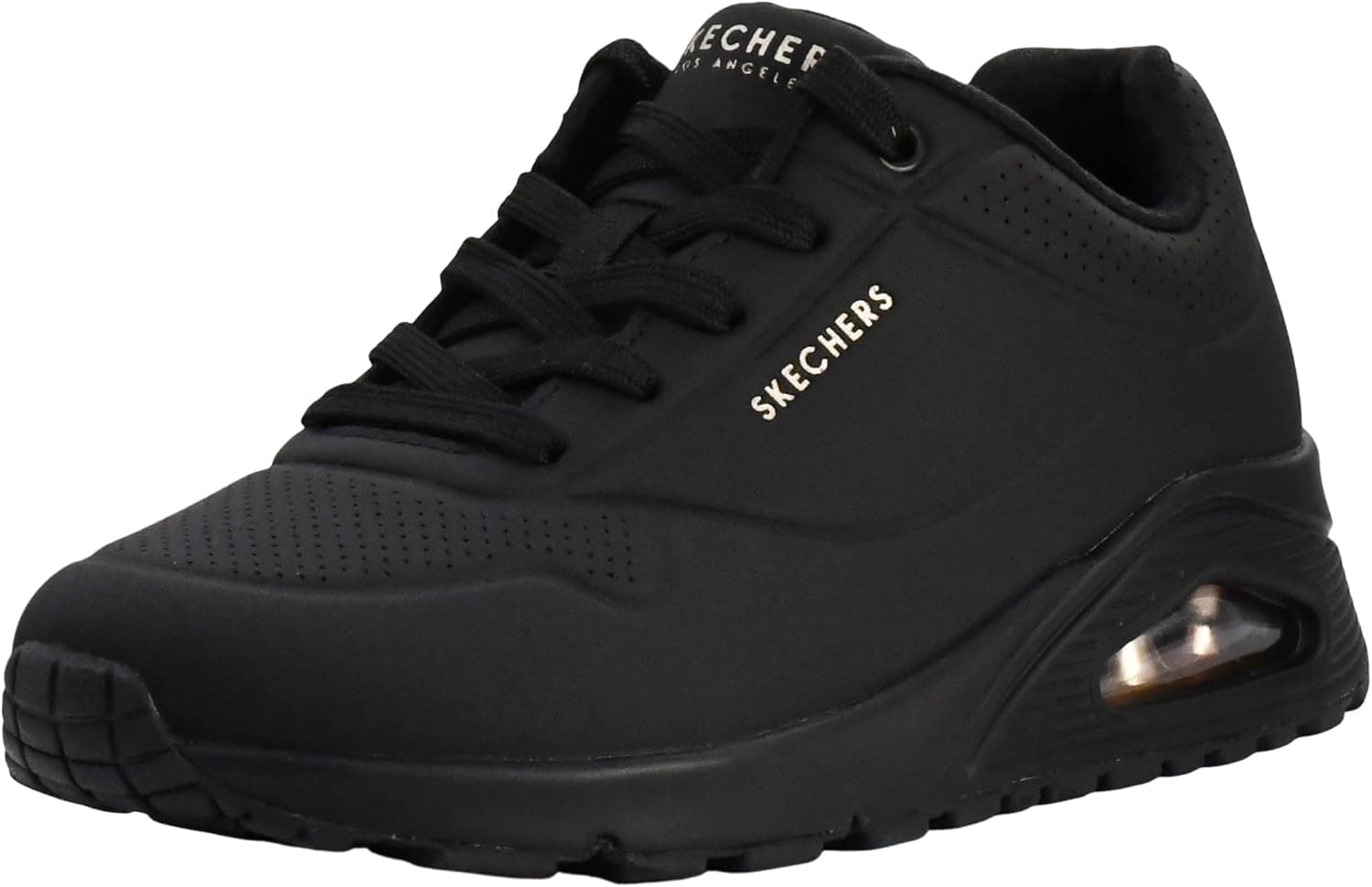 Skechers Womens Uno - Stand on Air 9 Black/Black - Image 2