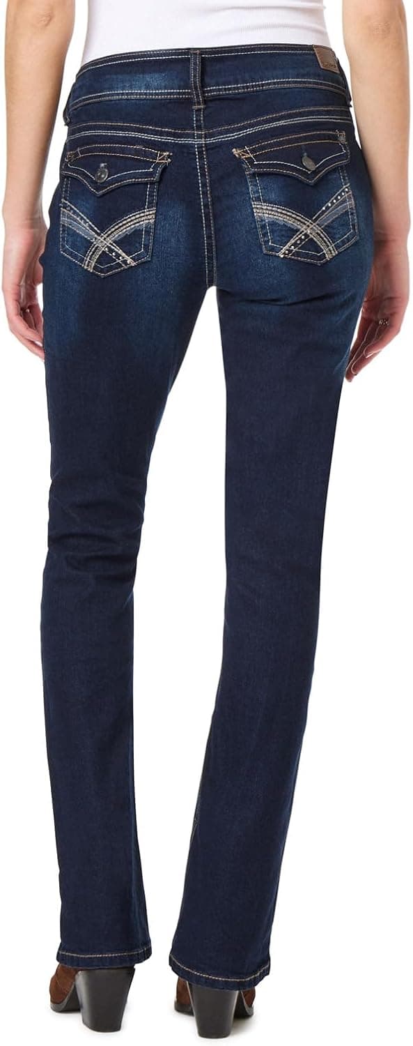 WallFlower Luscious Curvy Bootcut Jeans for Women, Mid-Rise Insta Stretch Denim, Size-Inclusive Juniors Jeans, Sizes 0 to 24 Standard 13 Betsy - Image 3