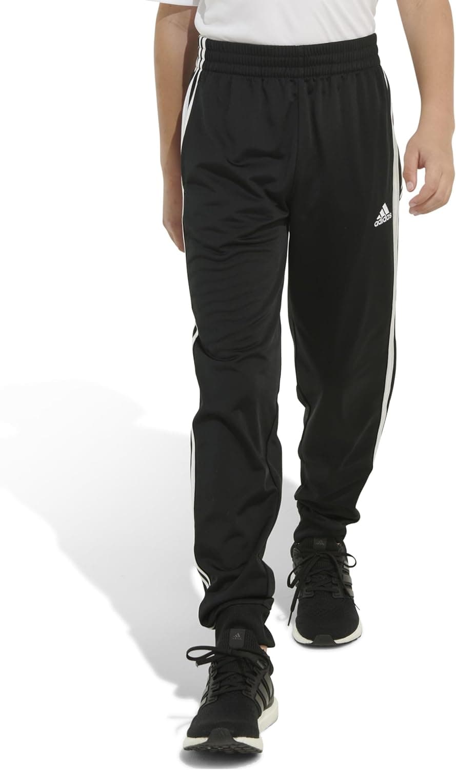 adidas Boy's Tricot CLR Joggers 21 (Toddler/Little Kids) Medium Black - Image 2