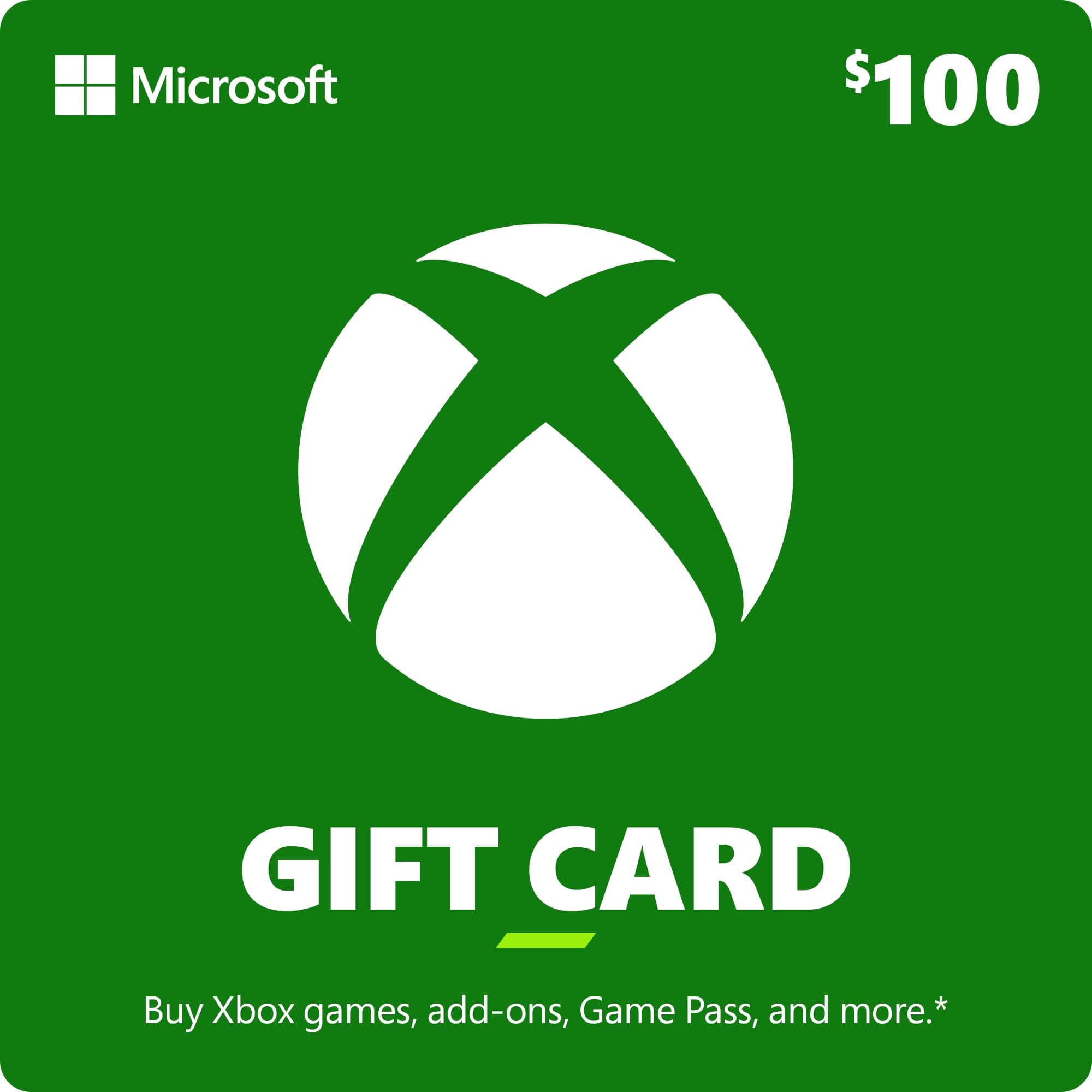 $100 Xbox Gift Card [Digital Code]