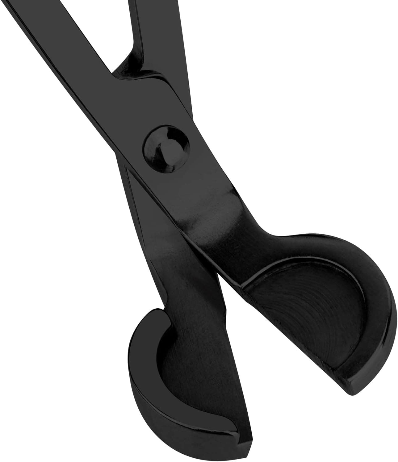 CHEFBEE Candle Wick Trimmer, Polished Stainless Steel Wick Clipper Cutter, Scissors, Reaches Deep Into Candles to Cut Spent Cord, Allow Cleaner Burn and Prevent Soot Buildup (Black) - Image 4