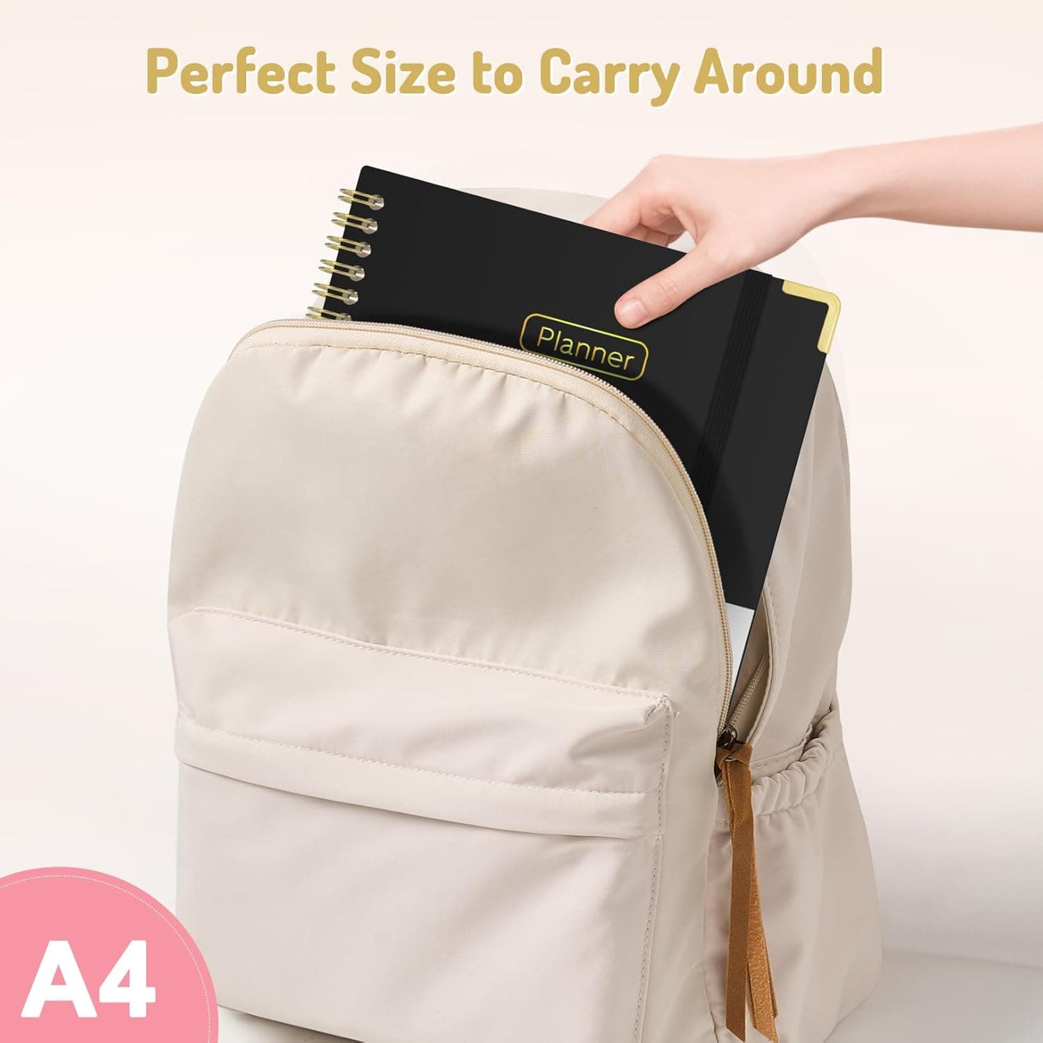 Planificador Forvencer 2026, Planificador de Calendario de Tapa Dura Semanal y Mensual, Ene 2026 - Dic 2026, 8.5" x 11", Organizador Diario Espiral para el Hogar y la Escuela, Rosa 8.5" x 11" - Image 7