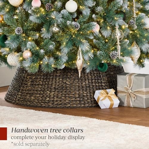 Best Choice Products 7.5ft Pre-Lit Scotch Pine Christmas Tree, Premium Frosted Pre-Decorated Artificial Holiday Decor w/ 1,320 Branch Tips, 2-in-1 White and Multicolor LED Lights, Cordless Setup - Image 9