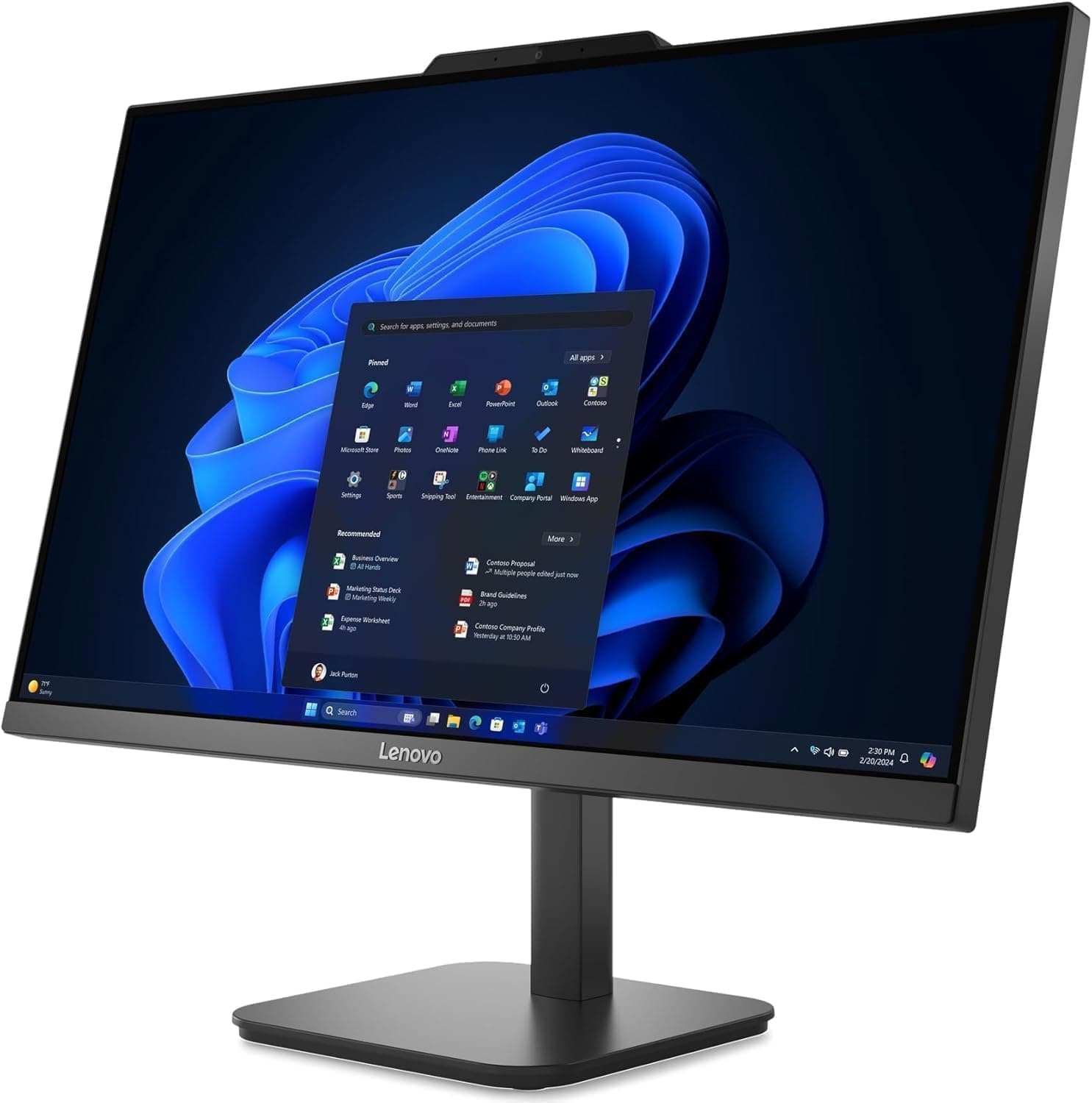 Lenovo 24" FHD All-in-One Desktop Computer, Intel 4-Core Processor (Beats i3-1110G4), 16GB RAM, 512GB PCIe SSD, HDMI, WiFi 6, RJ45, Bluetooth, Business AIO, Vent-Hear, Keyboard & Mouse, Windows 11 Pro 16GB RAM | 512GB SSD - Image 10