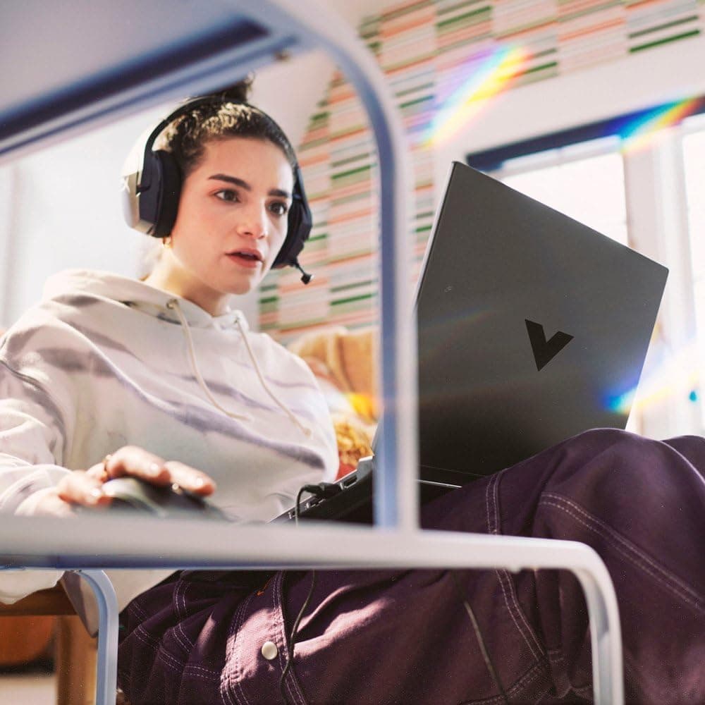 HP Victus 15 Gaming Laptop, 15.6" FHD 144Hz Display, AMD Ryzen 5 7535HS, 16GB DDR5 RAM, 512GB PCIe M.2 SSD, NVIDIA GeForce RTX 2050, HDMI, Webcam, Backlit Keyboard, Wi-Fi 6, Windows 11 Home, Silver 16GB RAM | 512GB SSD - Image 6