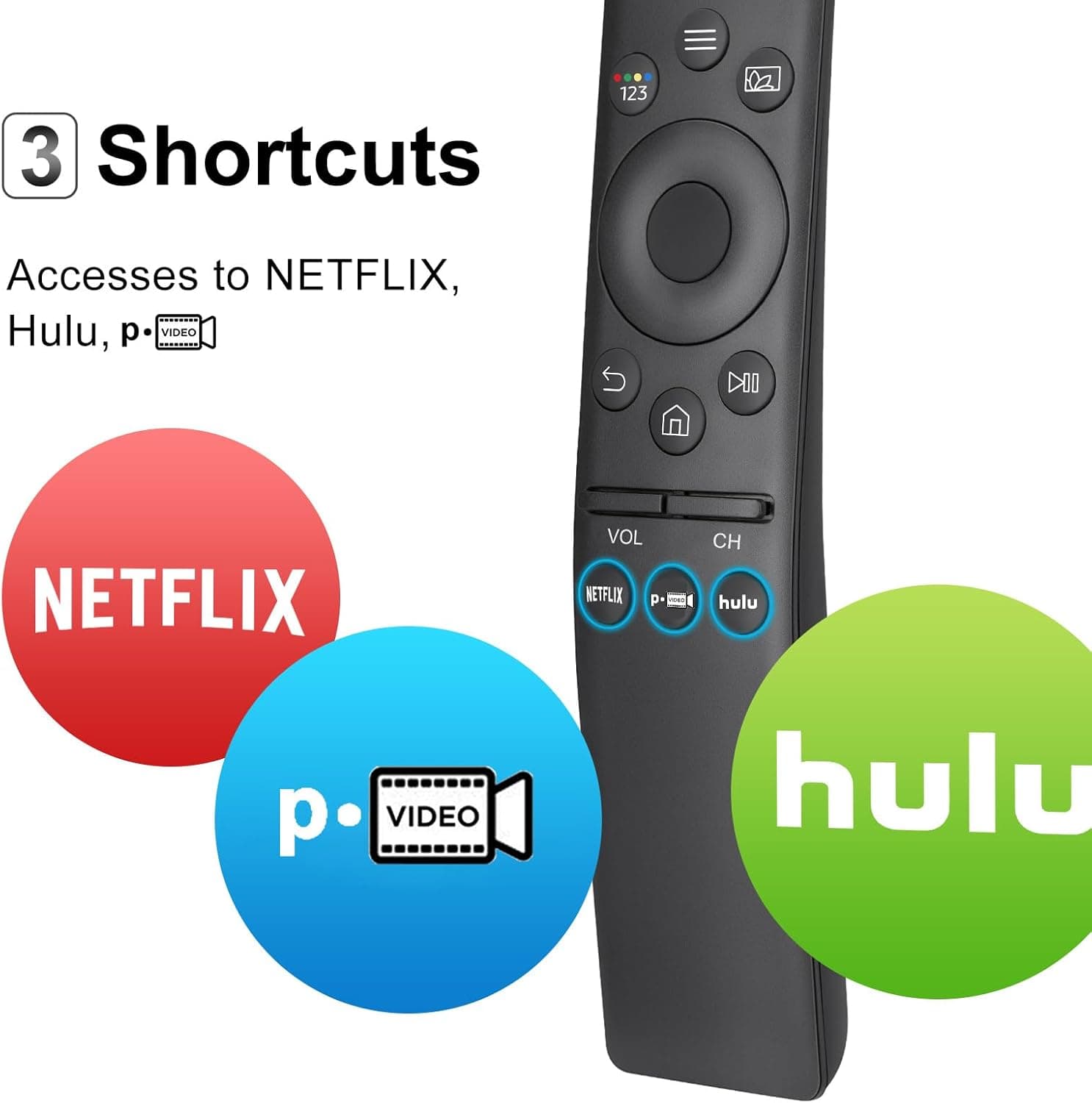 【Pack of 2】 Universal for All Samsung Smart TV Remote Control, Replacement Compatible for All Samsung Smart TV for Samsung Smart TV Remote - Image 4