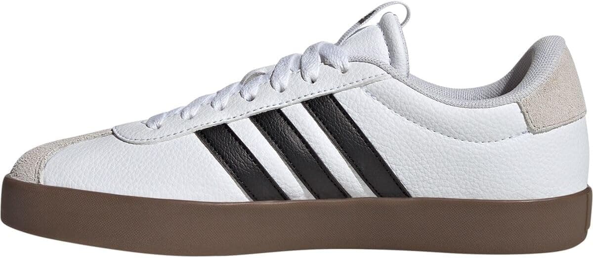 adidas Women’s VL Court 3.0 Sneaker 6.5 White/Black/Grey - Image 6