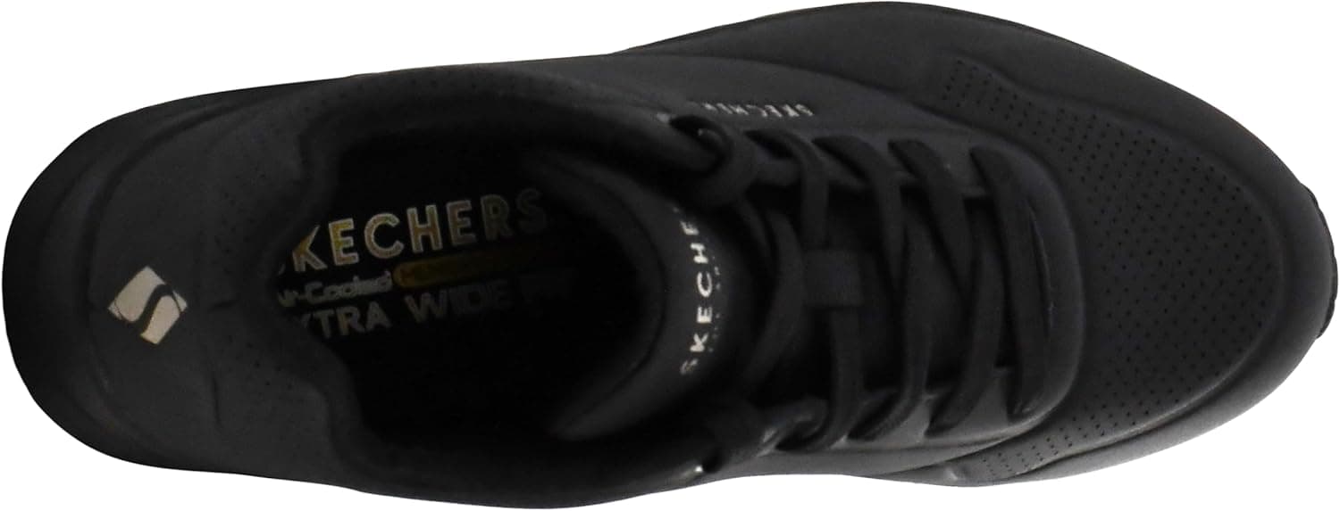 Skechers Womens Uno - Stand on Air 9 Black/Black - Image 6