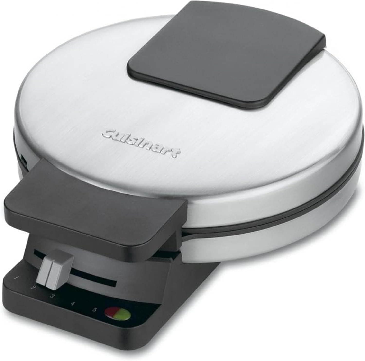 Amazon.com: Cuisinart Waffle Maker, 1250W Round Classic Waffle Iron, 5-Setting Adjustable Browning Control, WMR-CANAS, Brushed Stainless: Home & Kitchen
