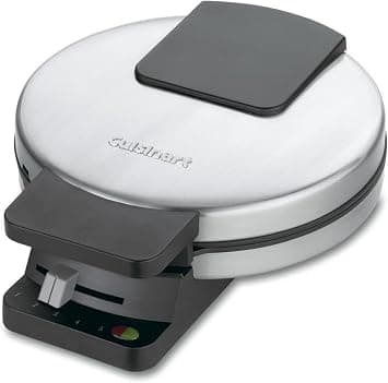 Amazon.com: Cuisinart Waffle Maker, 1250W Round Classic Waffle Iron, 5-Setting Adjustable Browning Control, WMR-CANAS, Brushed Stainless: Home & Kitchen - Image 2