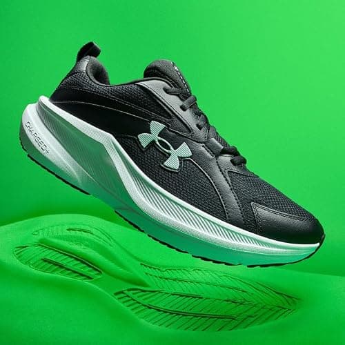 Under Armour Men's Charged+ Assert 11, 001 Black, 7.5 - Image 7