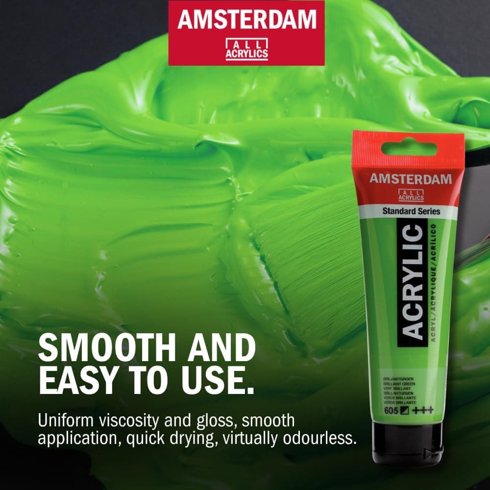 Amsterdam Acrylic Standard Series Paint Set 6x20ml, Pearl - Image 6