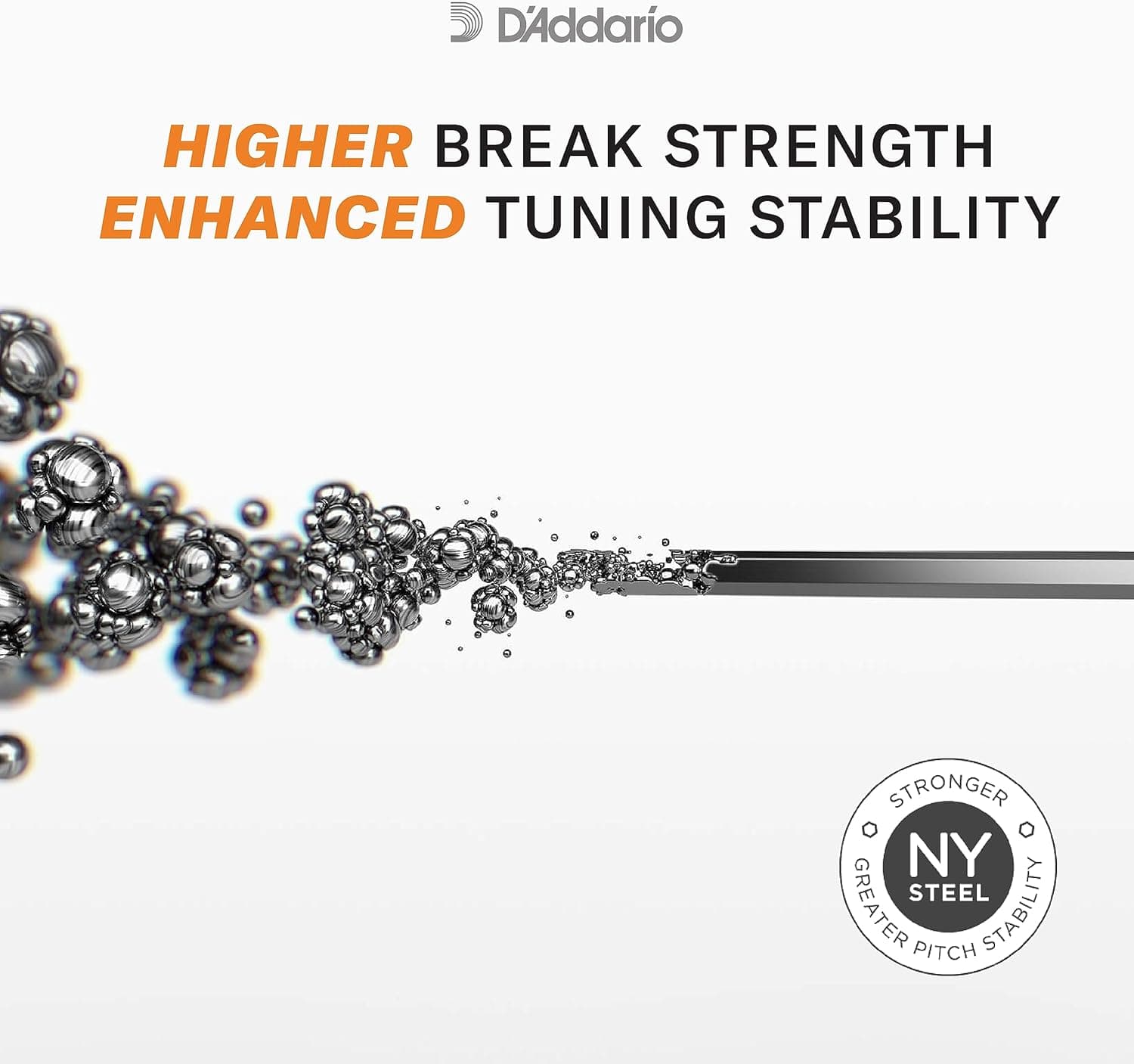 D'Addario Electric Guitar Strings, NYXL Nickel Plated, NYXL1046, Regular Light Gauge 10-46, 6-String Set, Pack of 1 1-Pack Regular Light, 10-46 Guitar Strings - Image 5