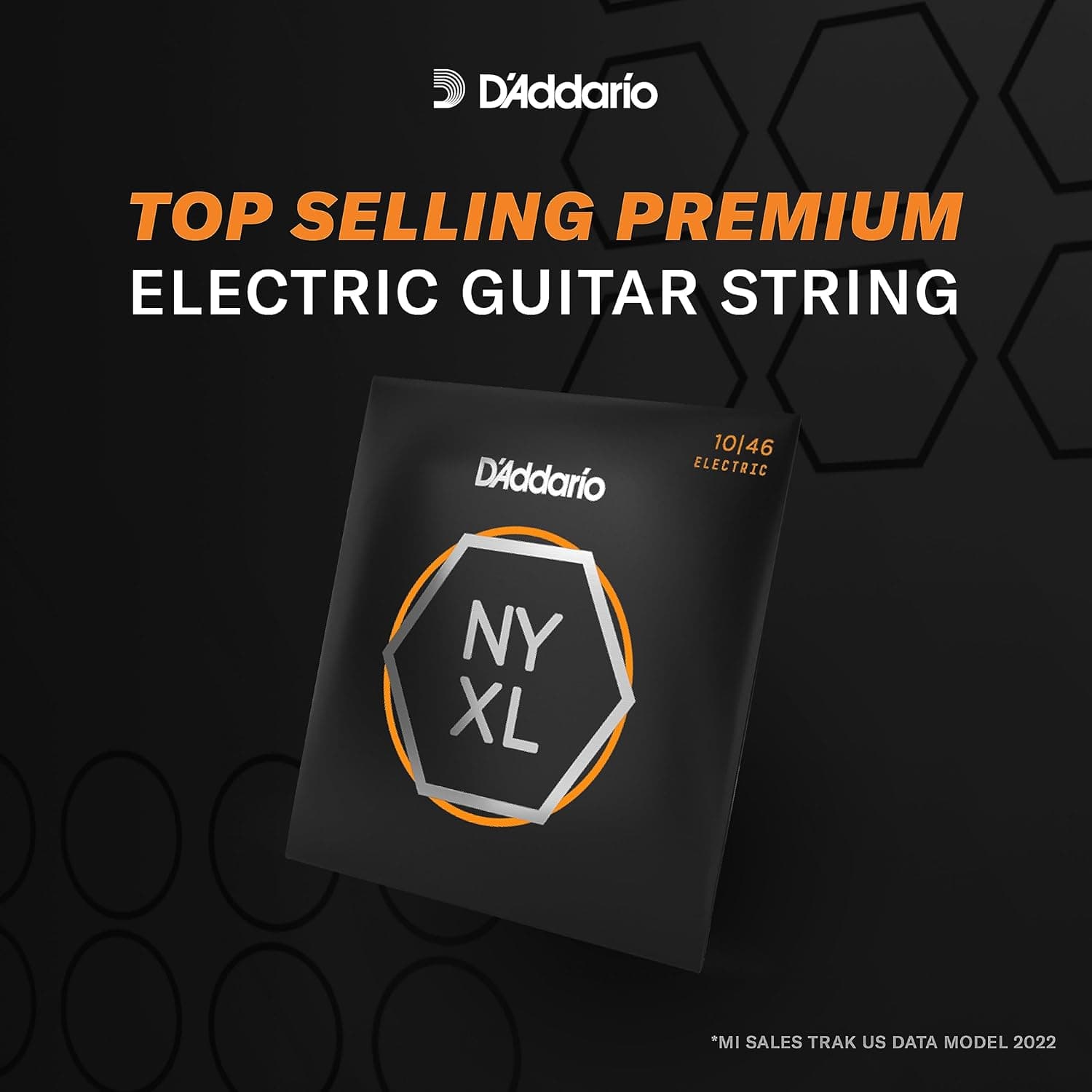 D'Addario Electric Guitar Strings, NYXL Nickel Plated, NYXL1046, Regular Light Gauge 10-46, 6-String Set, Pack of 1 1-Pack Regular Light, 10-46 Guitar Strings - Image 4