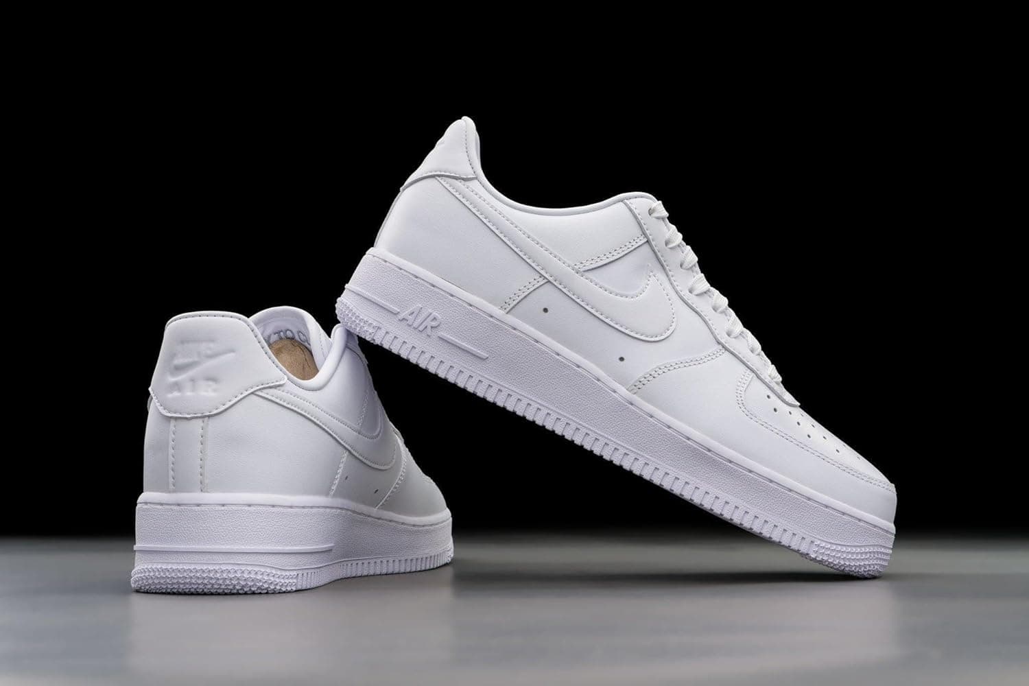 Nike Men's Air Force 1 Low Sneaker 10.5 White/White - Image 4