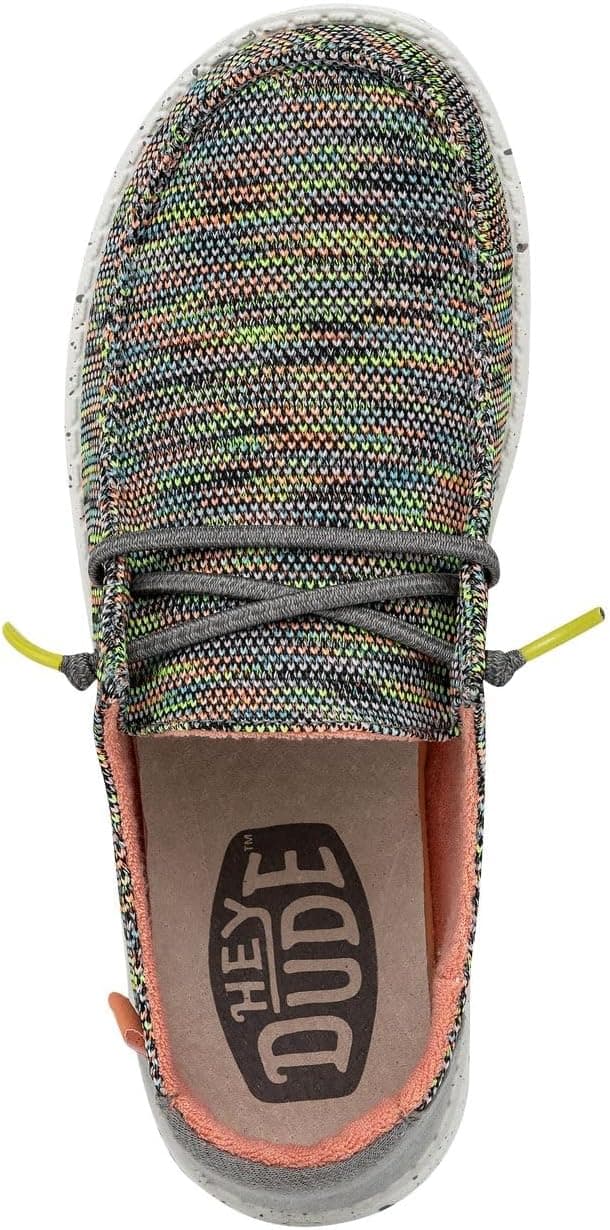 Hey Dude Wendy Sox| Women's Shoes | Women Slip-on Loafers | Comfortable & Light-Weight 7 Peacock Pink - Image 3