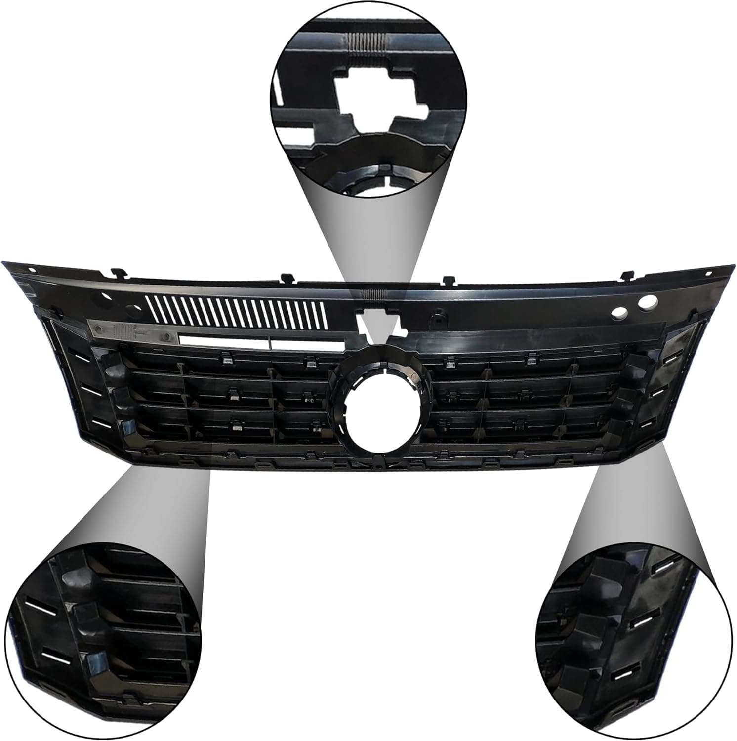 For 2012 2013 2014 2015 Volkswagen VW Passat Front Molding Grille Grill Chrome 561853651COQE - Image 6