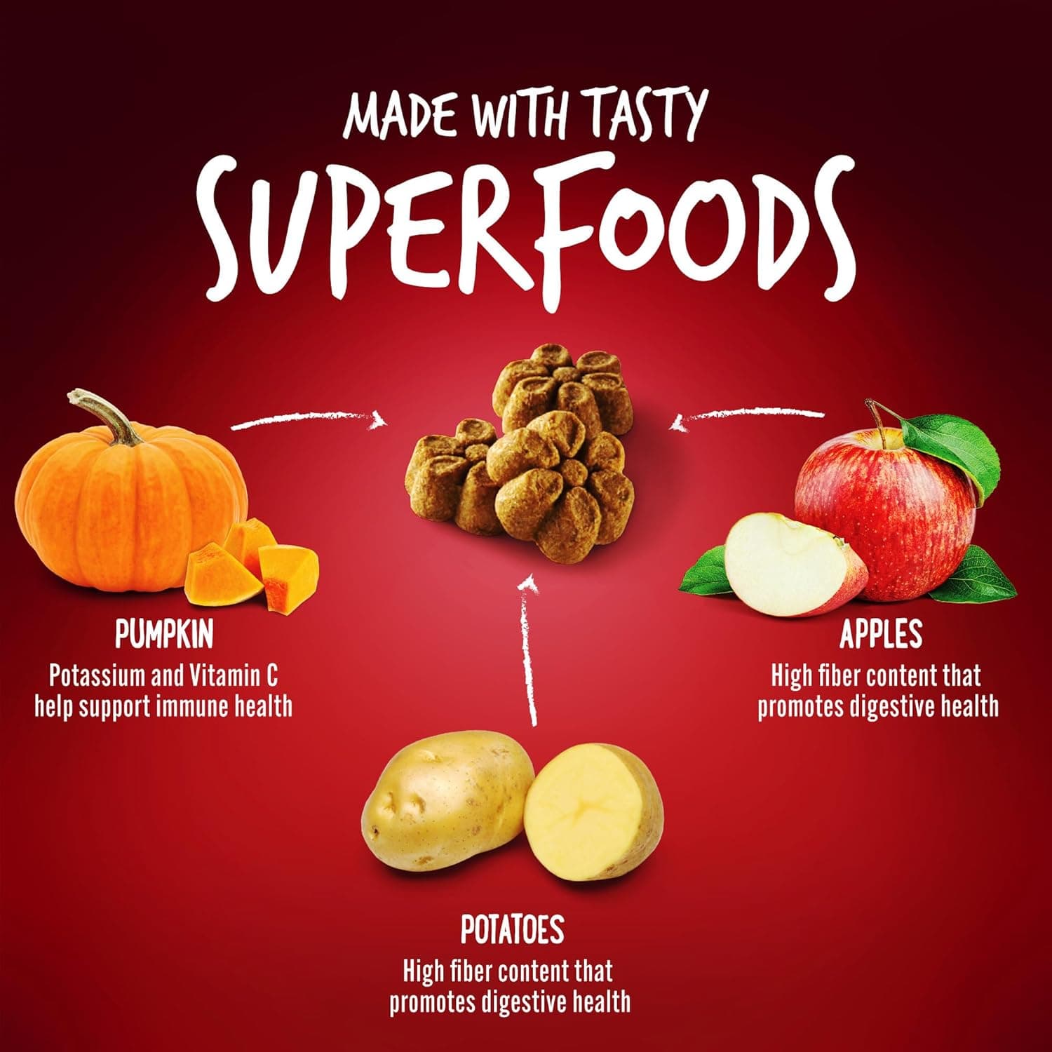 Fruitables Baked Dog Treats, Healthy Pumpkin Treat for Dogs, Low Calorie & Delicious, Free of Wheat, Corn and Soy, Made in the USA, Apple and Crispy Bacon Flavor, 12oz 12 Ounce (Pack of 1) Apple and Crispy Bacon - Image 5