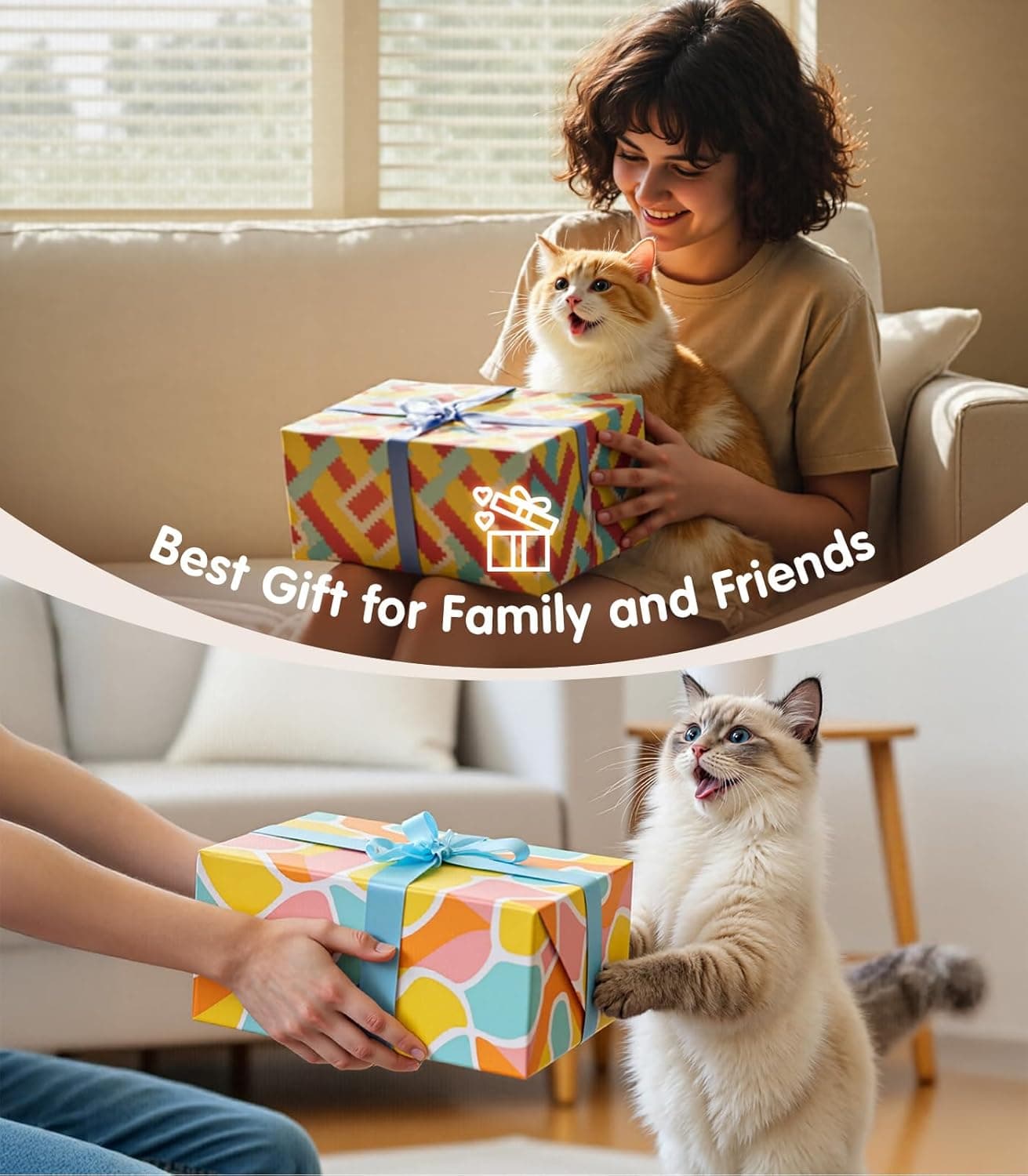 Juguetes para Gatos con [5000mg A+Hierba Gatera Natural & Silvervine] [Grado Bebé] Juguetes Interactivos Suaves para Morder para Gatos y Gatitos de Interior, [Sonido de Crinkle & Campana] Juguete en Forma de Pez, Vuelve Loco a tu Gato Aburrido con Diversión Azul+Rosa - Image 7