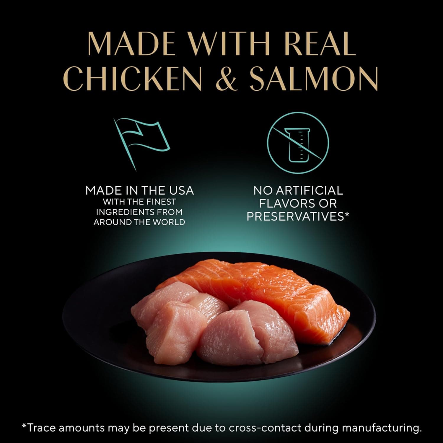 Sheba Perfect Portions Kitten Wet Cat Food Pate Chicken Entree, Salmon Entree, and Turkey Entree, 2.6 oz. Twin-Pack Trays (24 Count, 48 Servings) Chicken, Salmon & Turkey 24 Count (Pack of 1) - Image 3