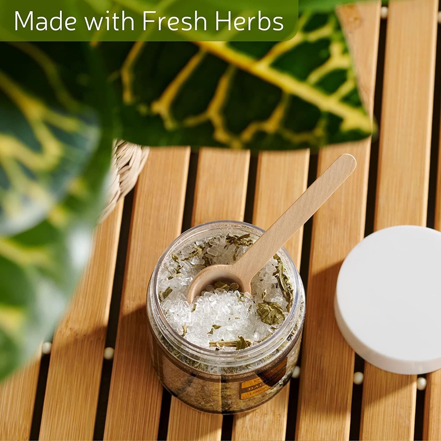 Mga Regalo sa Pasko para sa mga Babae na May Lahat, Epsom Bath Salts Gift Basket Set, Nakakapag-relax na Self Care Salt W/Essential Oil, Mga Regalo para sa Nanay, Lavender, Eucalyptus, Lemon, Coconut, Tea Tree, Honey Almond - Image 5